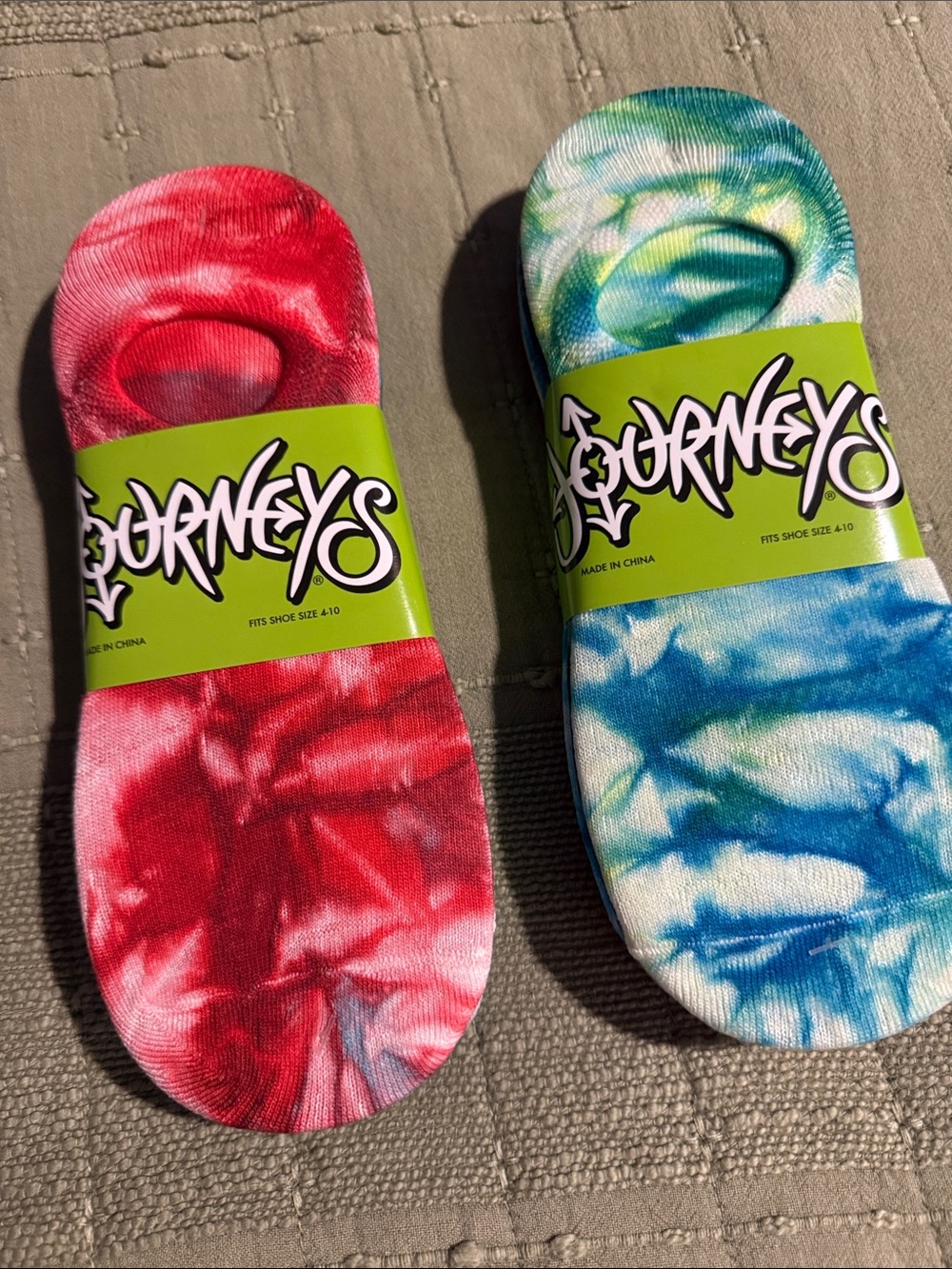 Journeys boys Tie-Dye No-Show Socks - 10 pairs